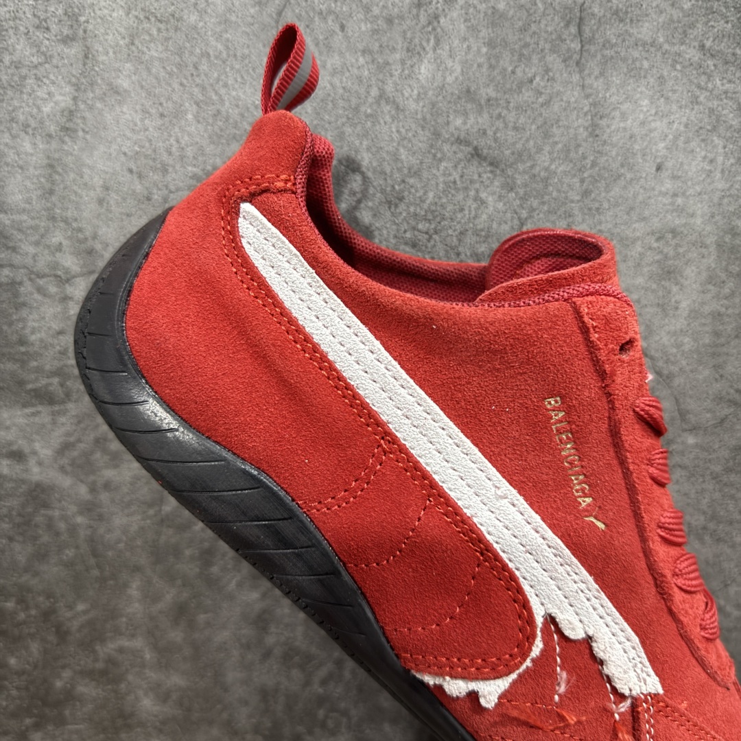 首发版巴黎世家联名款Balenciaga The Open Product x Puma Speedcat 极速赛车系列彪马低帮生活休闲鞋  406519-03