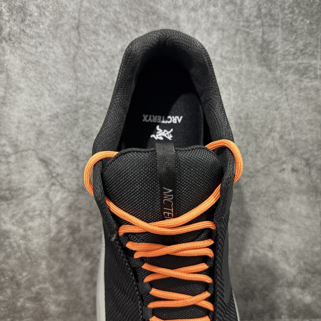 【纯原套盒版】始祖鸟ArcTeryx Kopec GTX M 覆盖透气男越野跑鞋
正确后跟刺绣