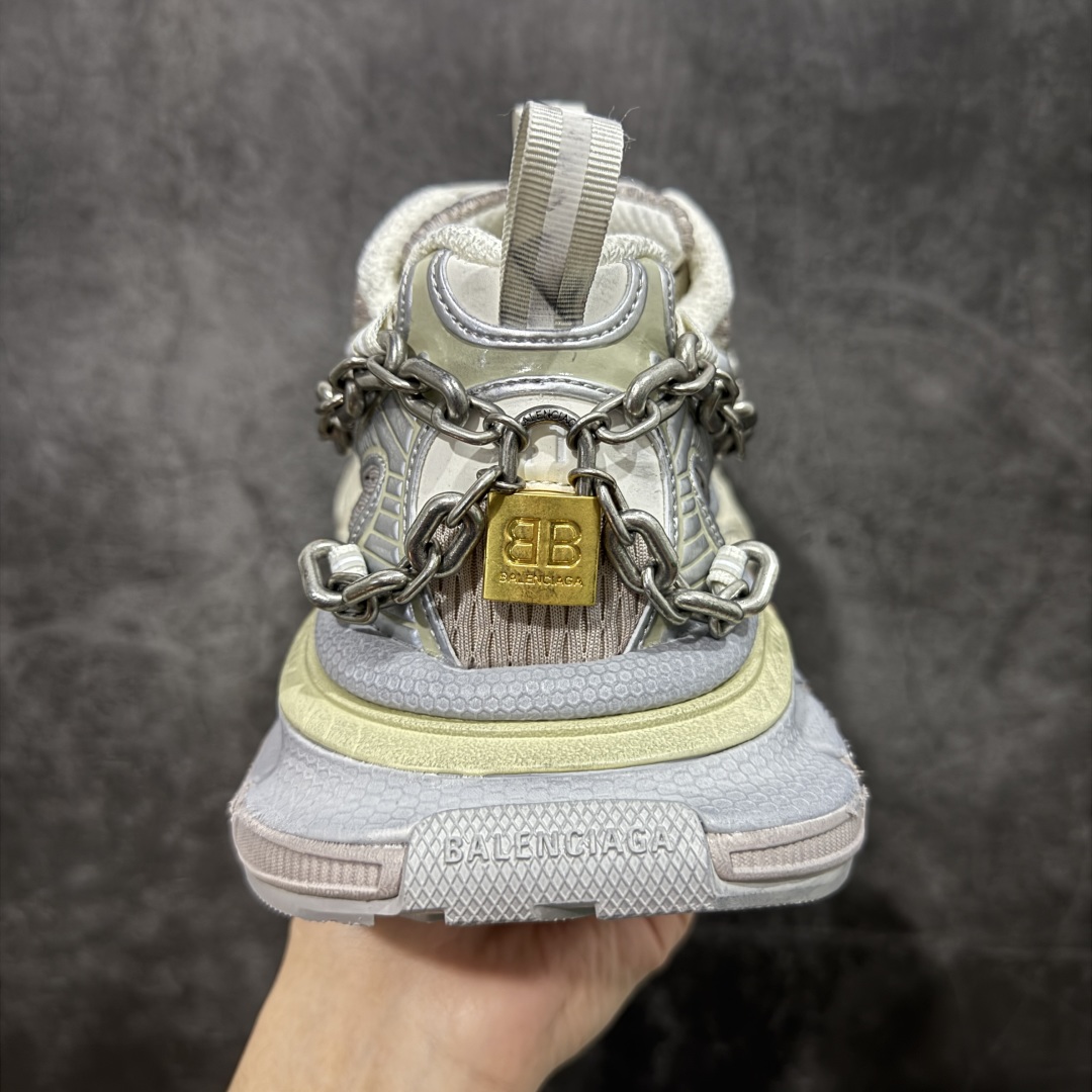 
【纯原版】BALENCIAGA 3XL Sneakers 巴黎世家十代网布系带低帮走秀复古老爹鞋 锁