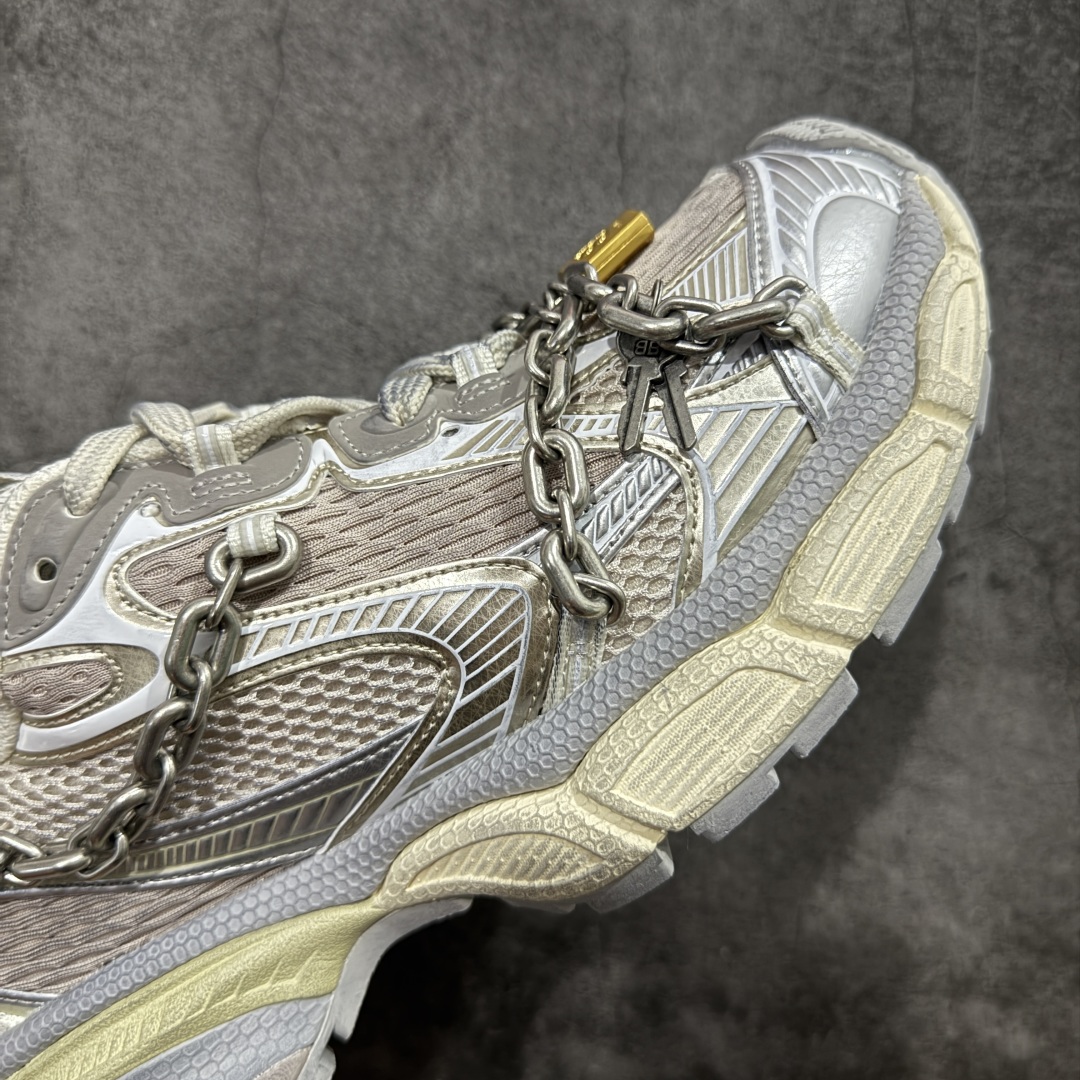  
【纯原版】BALENCIAGA 3XL Sneakers 巴黎世家十代网布系带低帮走秀复古老爹鞋 锁