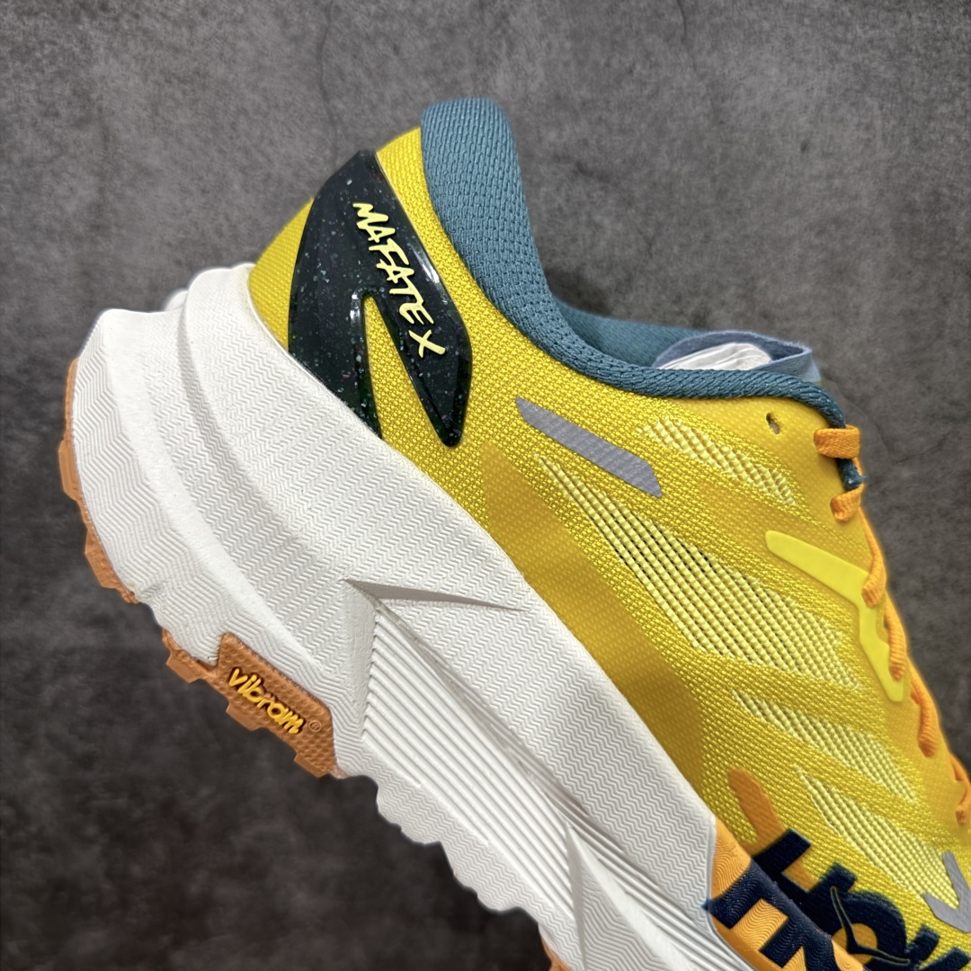  
【纯原H版】Hoka Mafate Speed X 马法特厚底轻量山地跑步鞋 超轻量中底全部用料过3