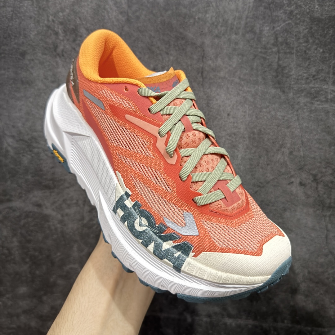  
【纯原H版】Hoka Mafate Speed X 马法特厚底轻量山地跑步鞋 超轻量中底全部用料过3