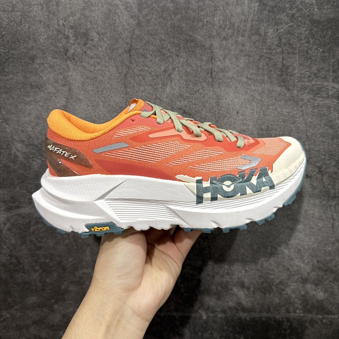  
【纯原H版】Hoka Mafate Speed X 马法特厚底轻量山地跑步鞋 超轻量中底全部用料过3