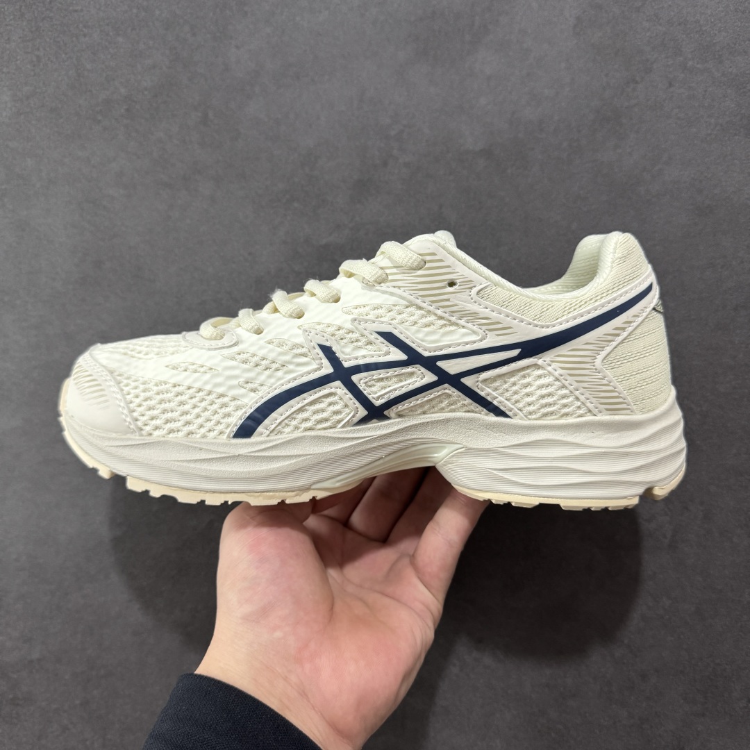 180 1 K8版本Asics 亚瑟士GEL-FLUX 4代 系列低帮城市休闲运动跑步鞋 “米白深蓝” 1011A614-102