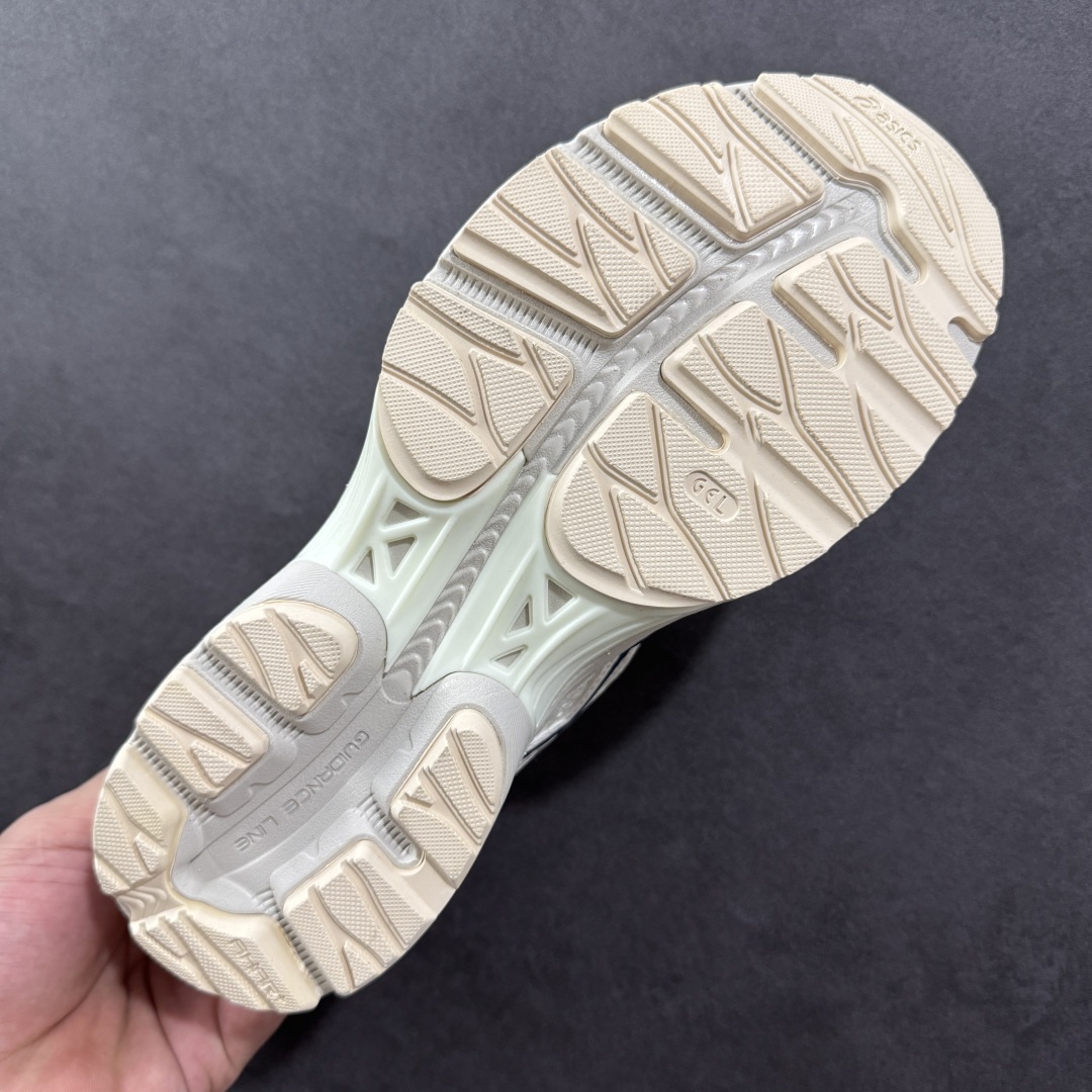 180 1 K8版本Asics 亚瑟士GEL-FLUX 4代 系列低帮城市休闲运动跑步鞋 “米白深蓝” 1011A614-102