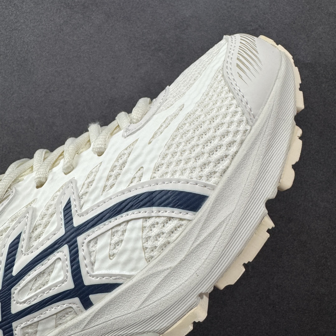 180 1 K8版本Asics 亚瑟士GEL-FLUX 4代 系列低帮城市休闲运动跑步鞋 “米白深蓝” 1011A614-102