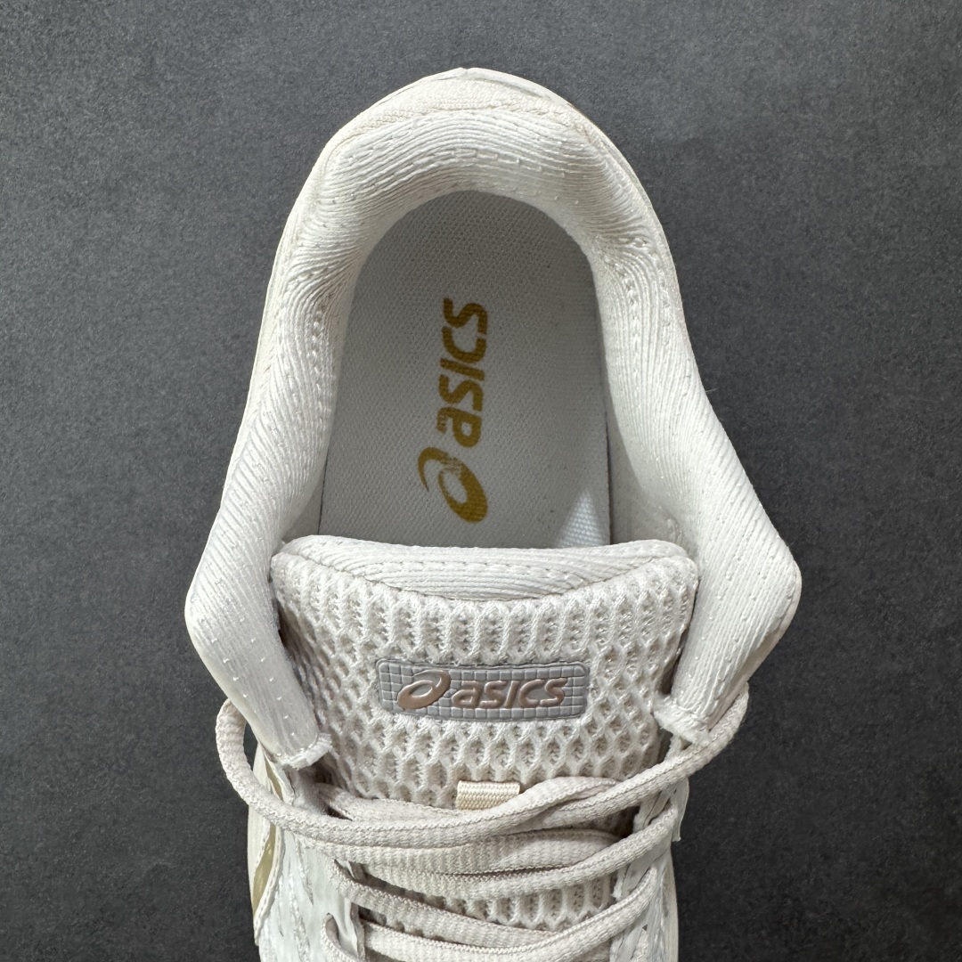 1 K8版本Asics 亚瑟士GEL-FLUX 4代 系列低帮城市休闲运动跑步鞋 “米白深蓝” 1011A523-252