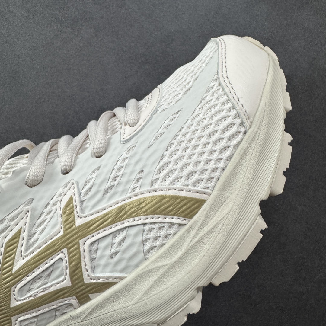 1 K8版本Asics 亚瑟士GEL-FLUX 4代 系列低帮城市休闲运动跑步鞋 “米白深蓝” 1011A523-252