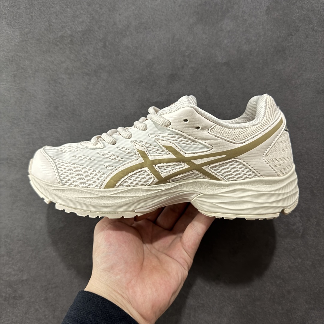 1 K8版本Asics 亚瑟士GEL-FLUX 4代 系列低帮城市休闲运动跑步鞋 “米白深蓝” 1011A523-252