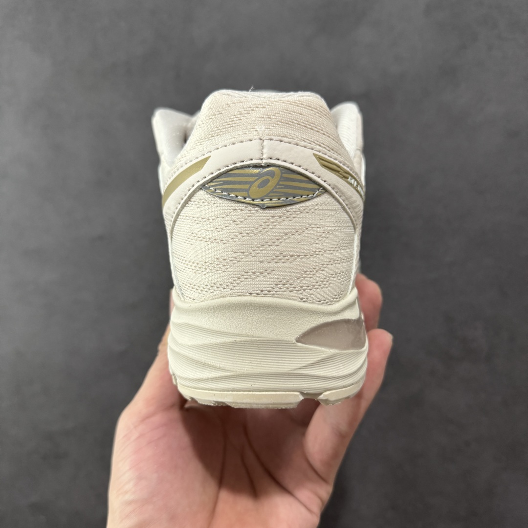 1 K8版本Asics 亚瑟士GEL-FLUX 4代 系列低帮城市休闲运动跑步鞋 “米白深蓝” 1011A523-252