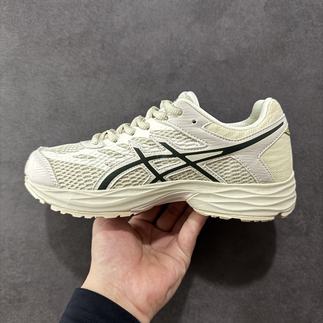 1 K8版本Asics 亚瑟士GEL-FLUX 4代 系列低帮城市休闲运动跑步鞋 “米白深蓝” 1011A614-202