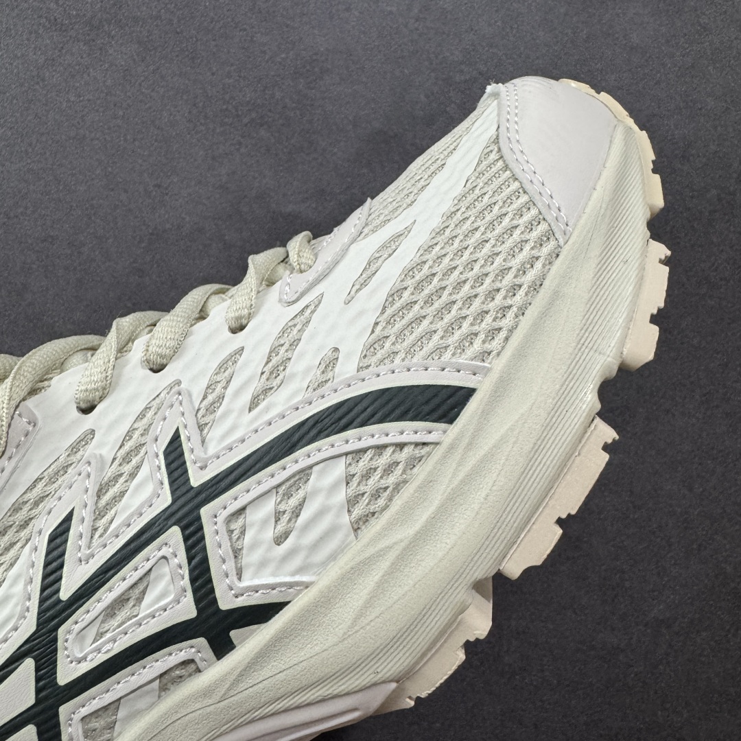 1 K8版本Asics 亚瑟士GEL-FLUX 4代 系列低帮城市休闲运动跑步鞋 “米白深蓝” 1011A614-202