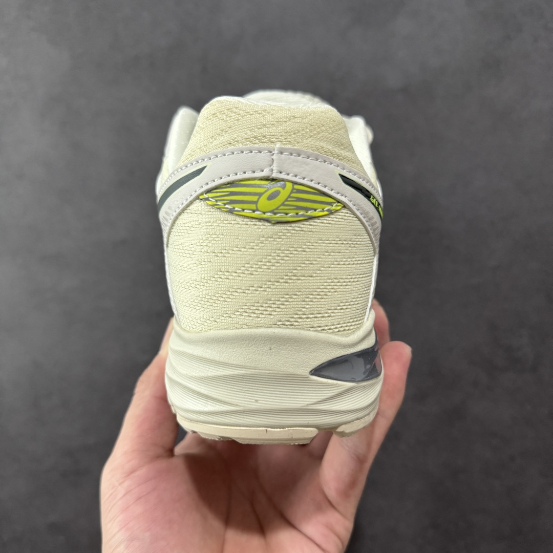 1 K8版本Asics 亚瑟士GEL-FLUX 4代 系列低帮城市休闲运动跑步鞋 “米白深蓝” 1011A614-202