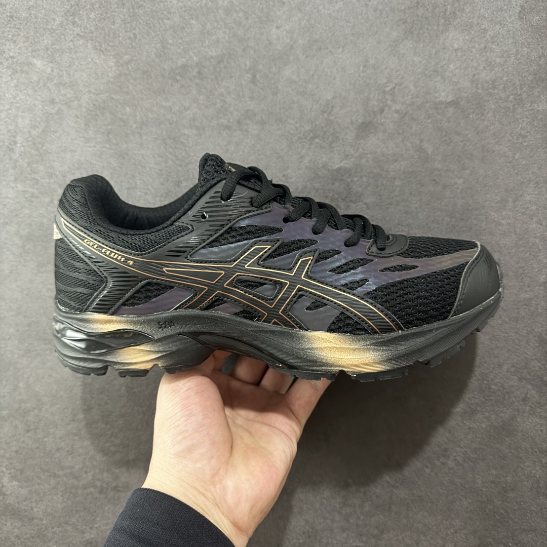 K8版本Asics Gel-flux4 卡其兰 亚瑟士减震防滑运动跑步鞋 1011A614-008