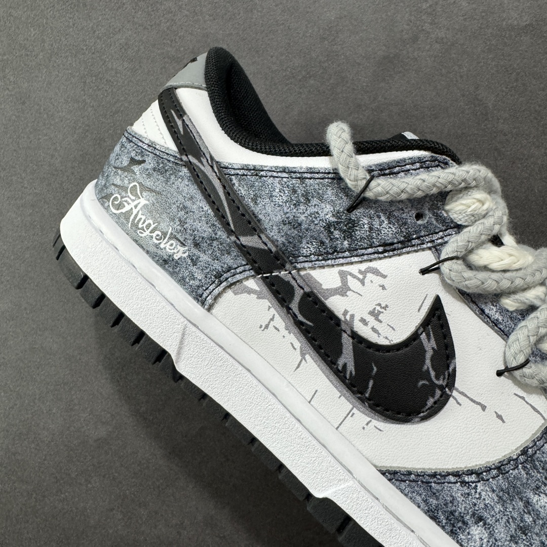  
【YC纯原】弑影灵契Nike SB Dunk Low 熊猫恶作剧-滑行轨迹 绑带 低帮休闲板鞋 DD