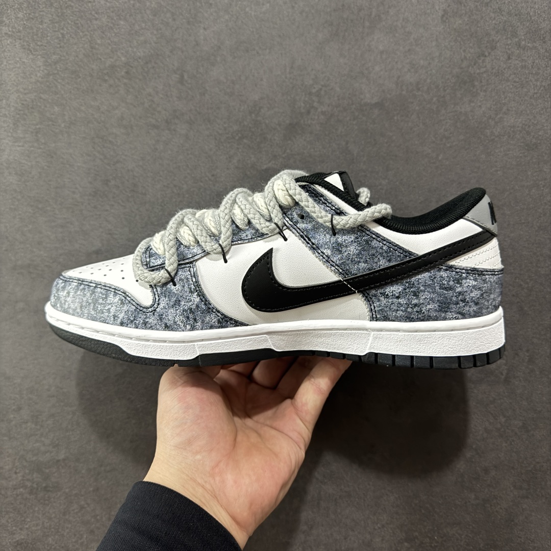  
【YC纯原】弑影灵契Nike SB Dunk Low 熊猫恶作剧-滑行轨迹 绑带 低帮休闲板鞋 DD