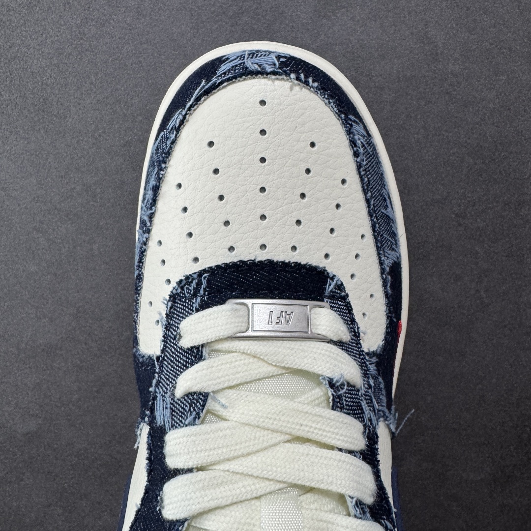 定制版NIke Air Force 1 '07 Low “斯图西联名——做旧牛仔”空军一号 低帮  XS1958-579