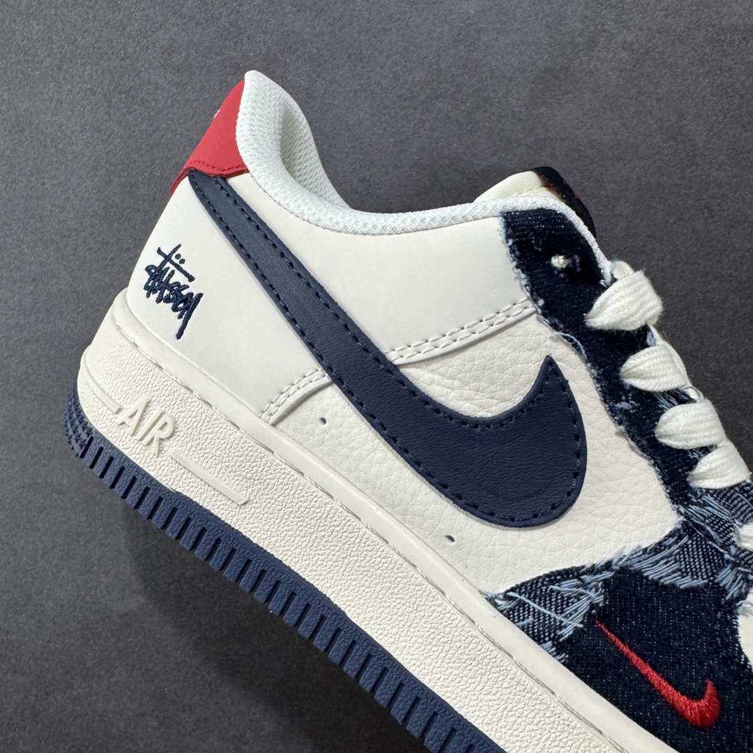 定制版NIke Air Force 1 '07 Low “斯图西联名——做旧牛仔”空军一号 低帮  XS1958-579