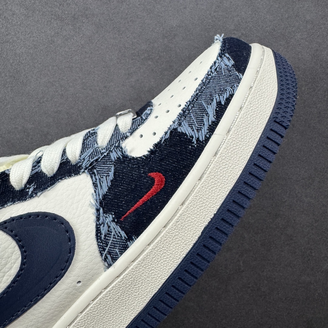 定制版NIke Air Force 1 '07 Low “斯图西联名——做旧牛仔”空军一号 低帮  XS1958-579