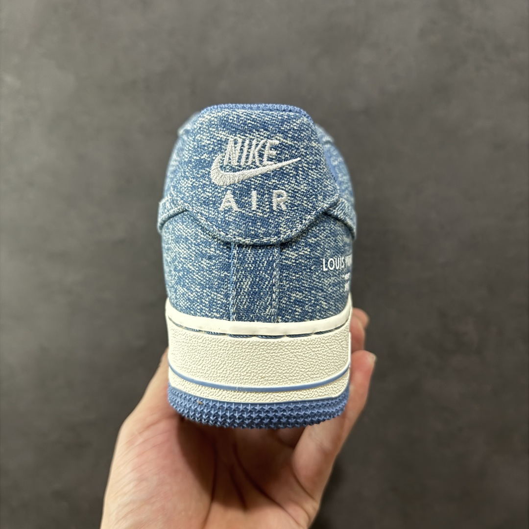 定制版Nike Air Force 1'07 Low LV联名 冰蓝牛仔 空军一号低帮休闲板鞋  LW9279-021