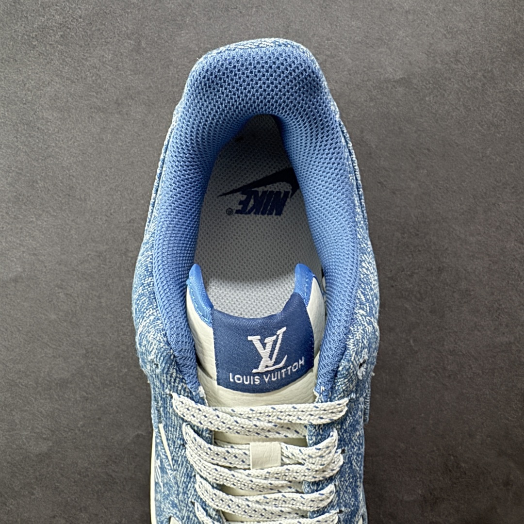 定制版Nike Air Force 1'07 Low LV联名 冰蓝牛仔 空军一号低帮休闲板鞋  LW9279-021