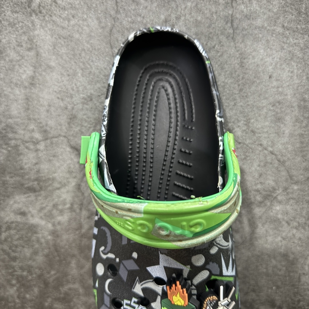 图片[8]-【莞产版本】Crocs 卡骆驰 我的世界联名款洞洞鞋，超酷像素风格设计！带专属Minecraft主题鞋花，防滑耐磨透气，适合春夏户外穿着～ 配件自装 丢失扣10 尺码： M4=36-37 M5=37-38 M6=38-39 M7=39-40 M8=41-42 M9=42-43 M10=43-44 M11=45-46-选品中心