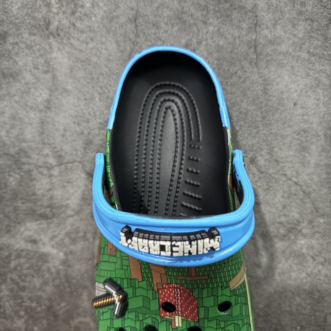 【莞产版本】Crocs 卡骆驰 我的世界联名款洞洞鞋,超酷像素风格设计!带专属Minecraft主题