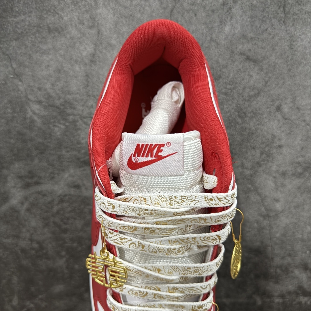 【纯原礼盒版本】NK Dunk Low 低帮 秀禾婚鞋新配色 吉祥如意 货号:CU1727-100