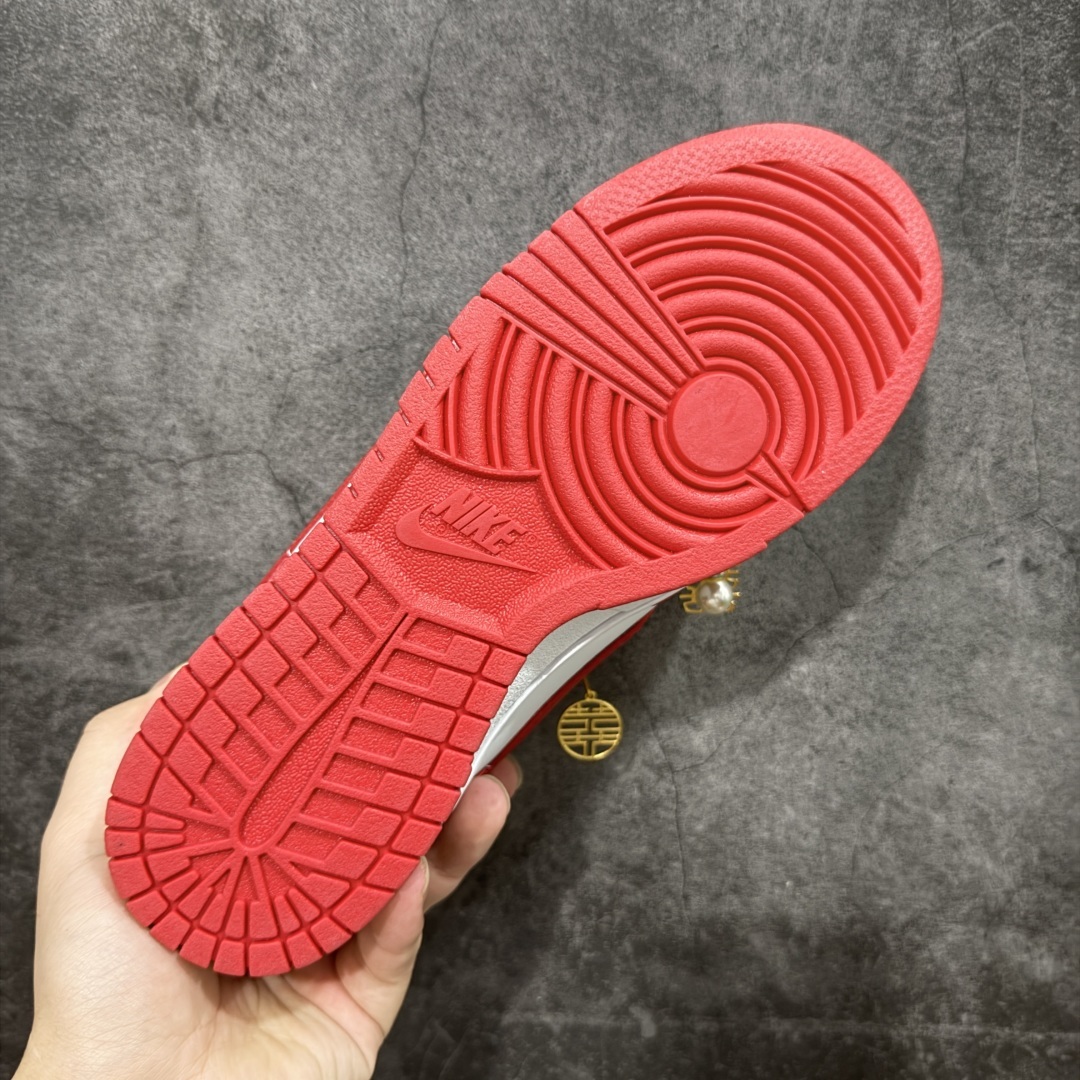 【纯原礼盒版本】NK Dunk Low 低帮 秀禾婚鞋新配色 吉祥如意 货号:CU1727-100