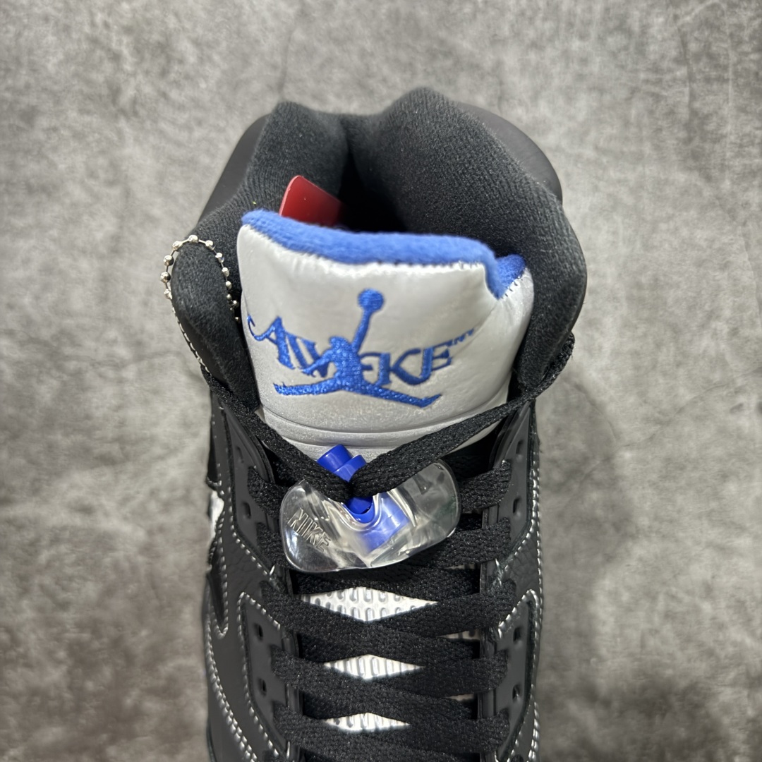外贸纯原Awake NY x Air Jordan AJ5 联名黑蓝 DV4982-004
