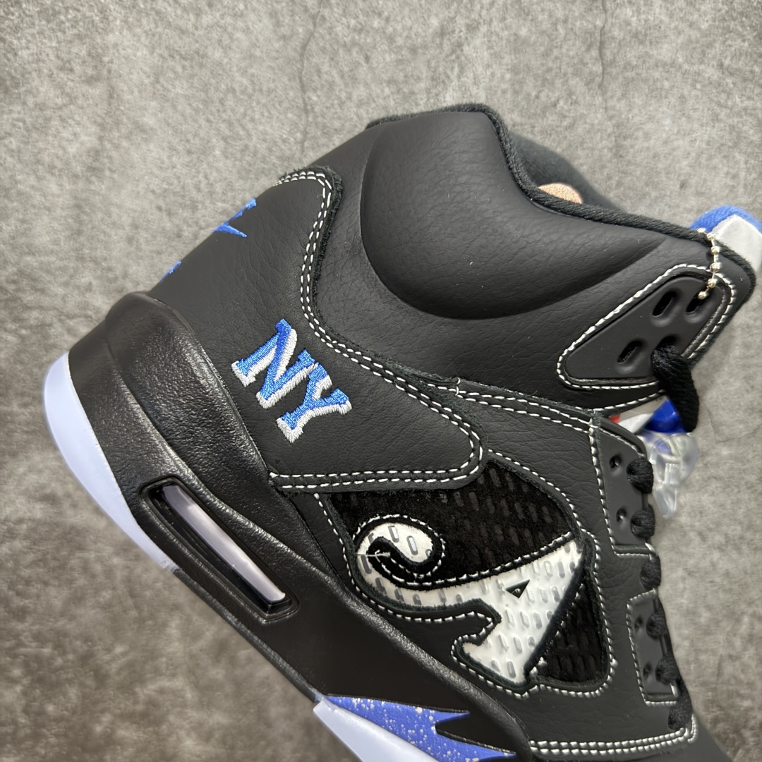 外贸纯原Awake NY x Air Jordan AJ5 联名黑蓝 DV4982-004