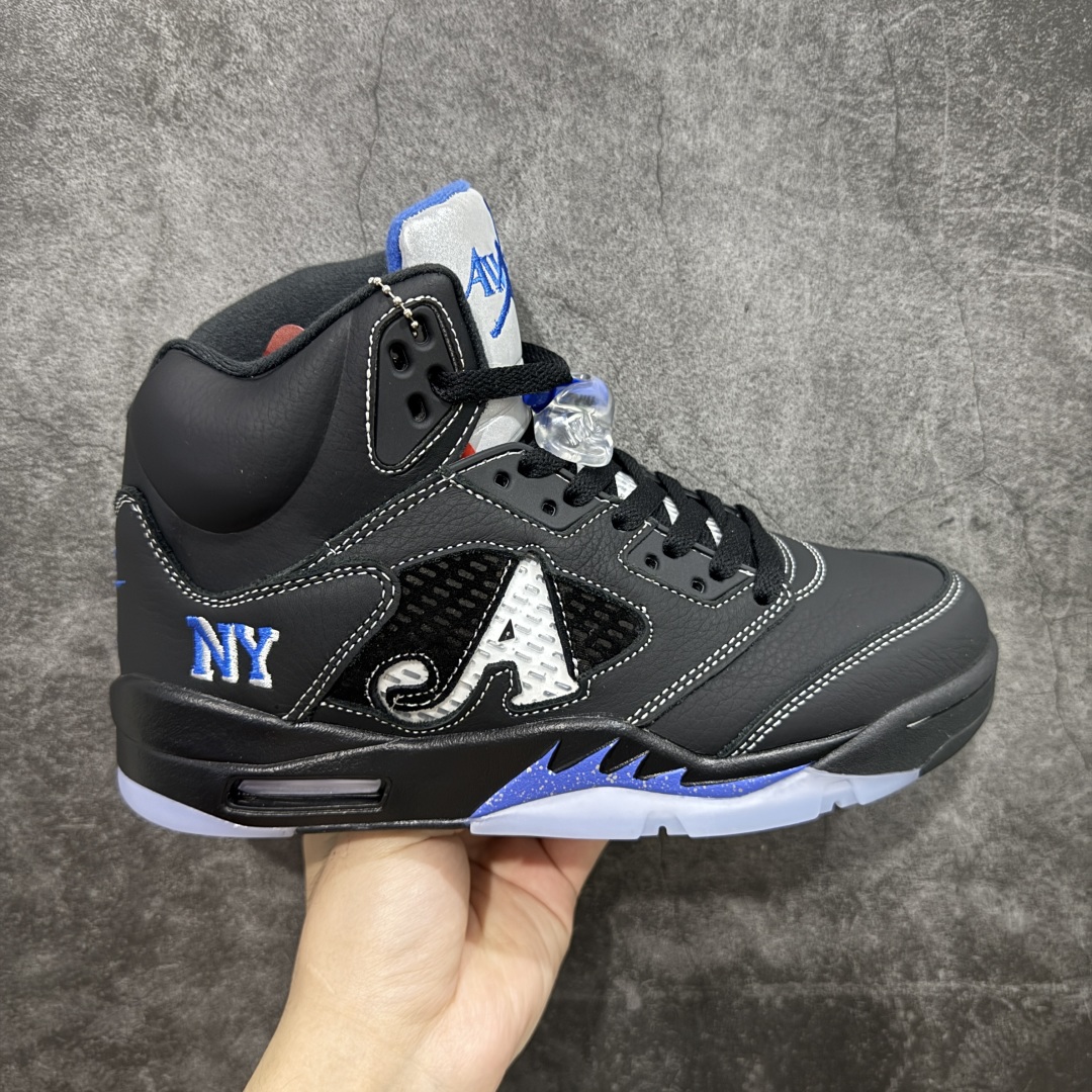 外贸纯原Awake NY x Air Jordan AJ5 联名黑蓝 DV4982-004