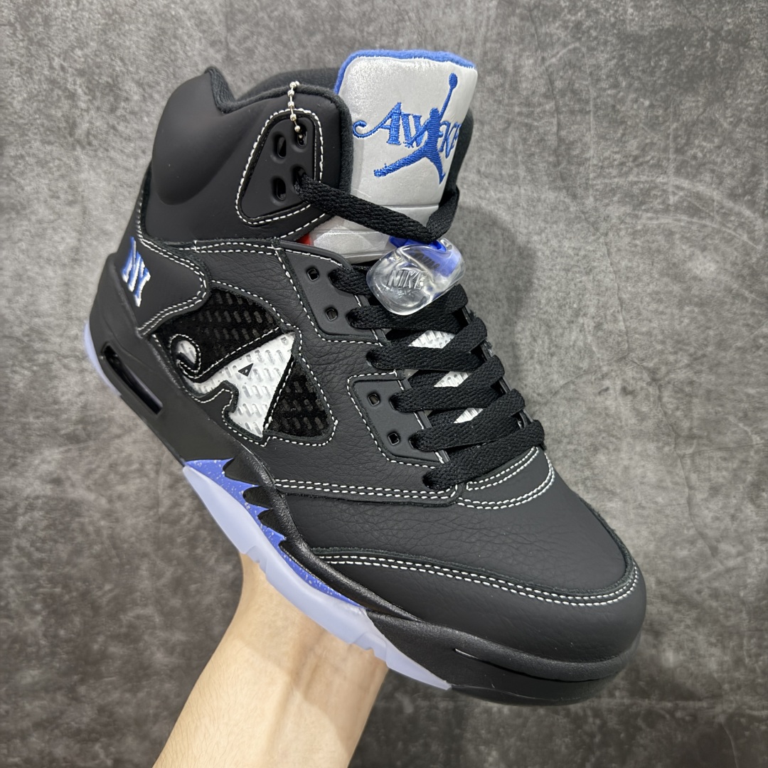 外贸纯原Awake NY x Air Jordan AJ5 联名黑蓝 DV4982-004