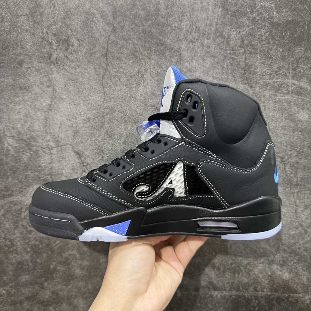 外贸纯原Awake NY x Air Jordan AJ5 联名黑蓝 DV4982-004