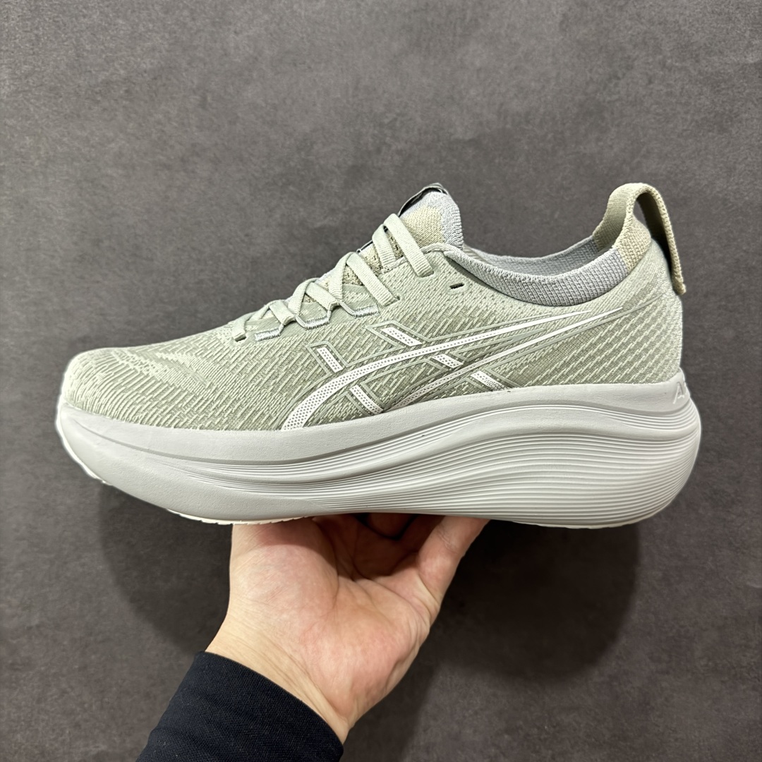 Asics GEL-NIMBUS 27 亚瑟士夏季网面跑步鞋 1011B958-020
