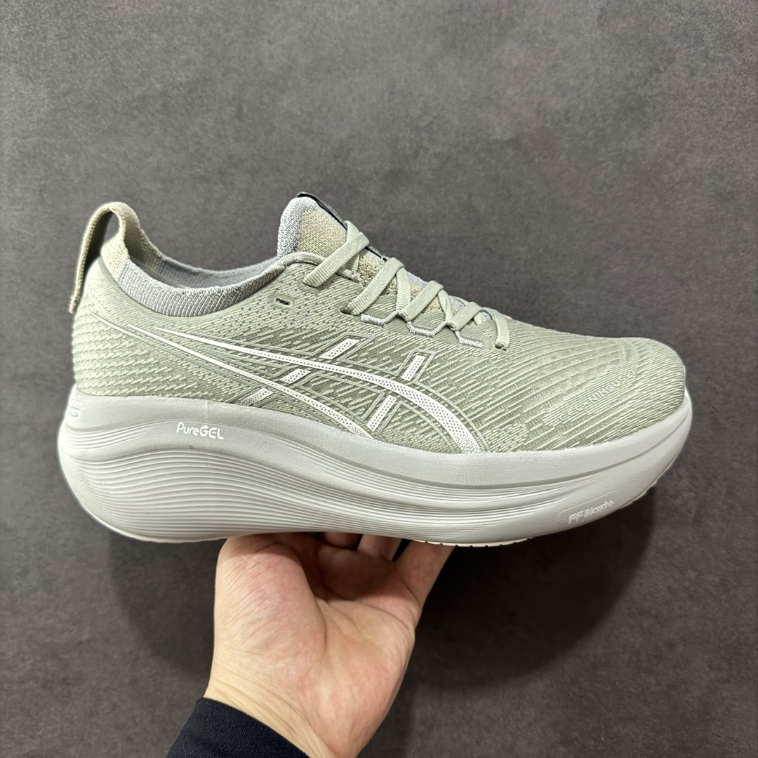 Asics GEL-NIMBUS 27 亚瑟士夏季网面跑步鞋 1011B958-020