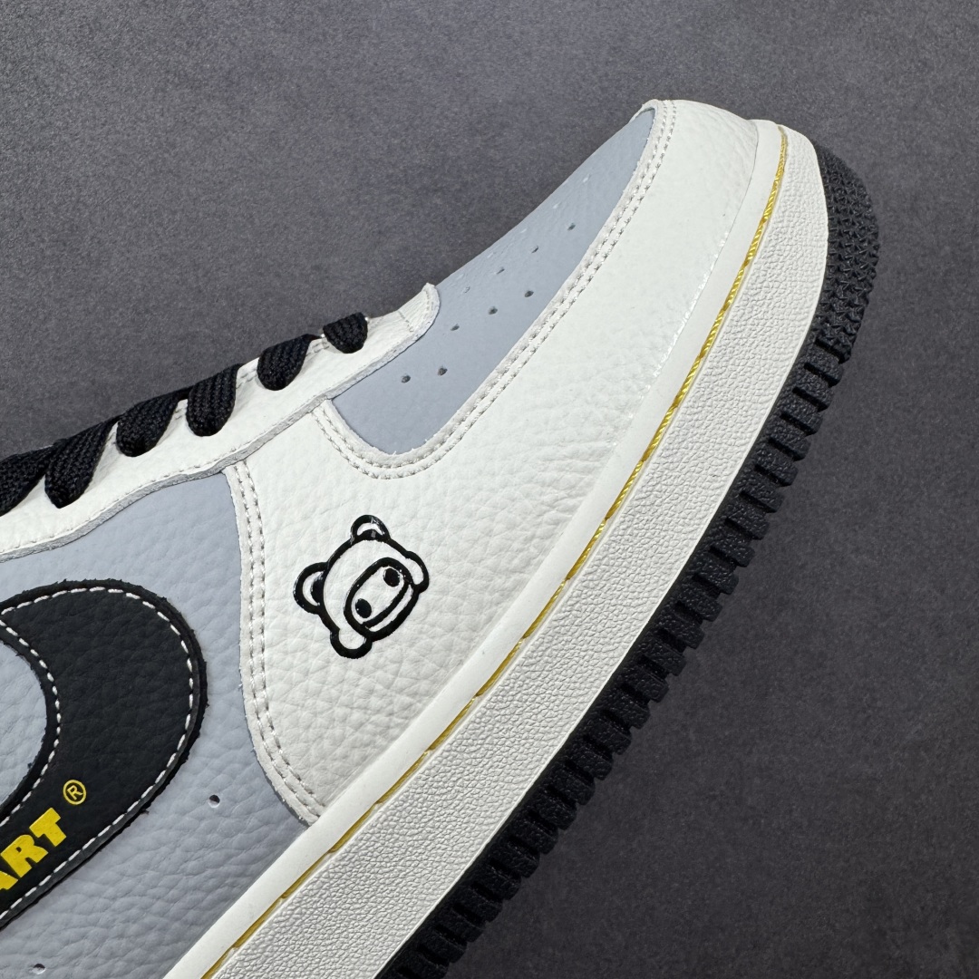 定制版Nike Air Force 1'07 Low 泡泡玛特联名 白灰黑金 空军一号低帮休闲板鞋  SC0601-564