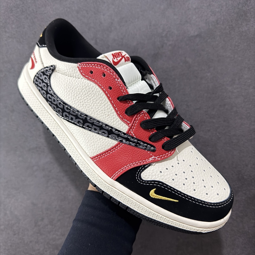 定制版Ts x Air Jordan 1 Low 定制配色 三方联名 乔1 AJ1经典倒钩低帮休闲百搭板鞋 XB1979-013