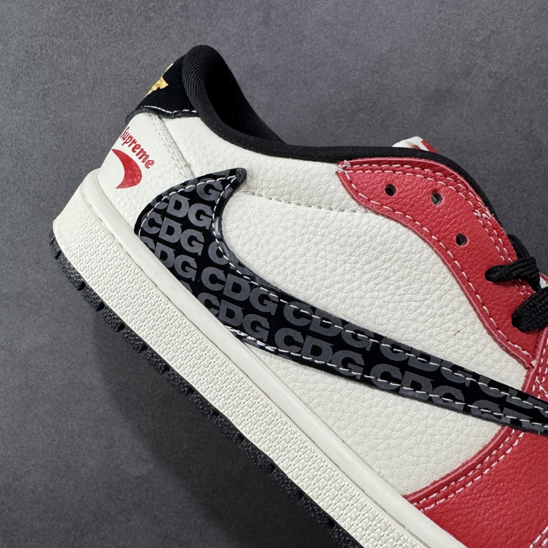 定制版Ts x Air Jordan 1 Low 定制配色 三方联名 乔1 AJ1经典倒钩低帮休闲百搭板鞋 XB1979-013