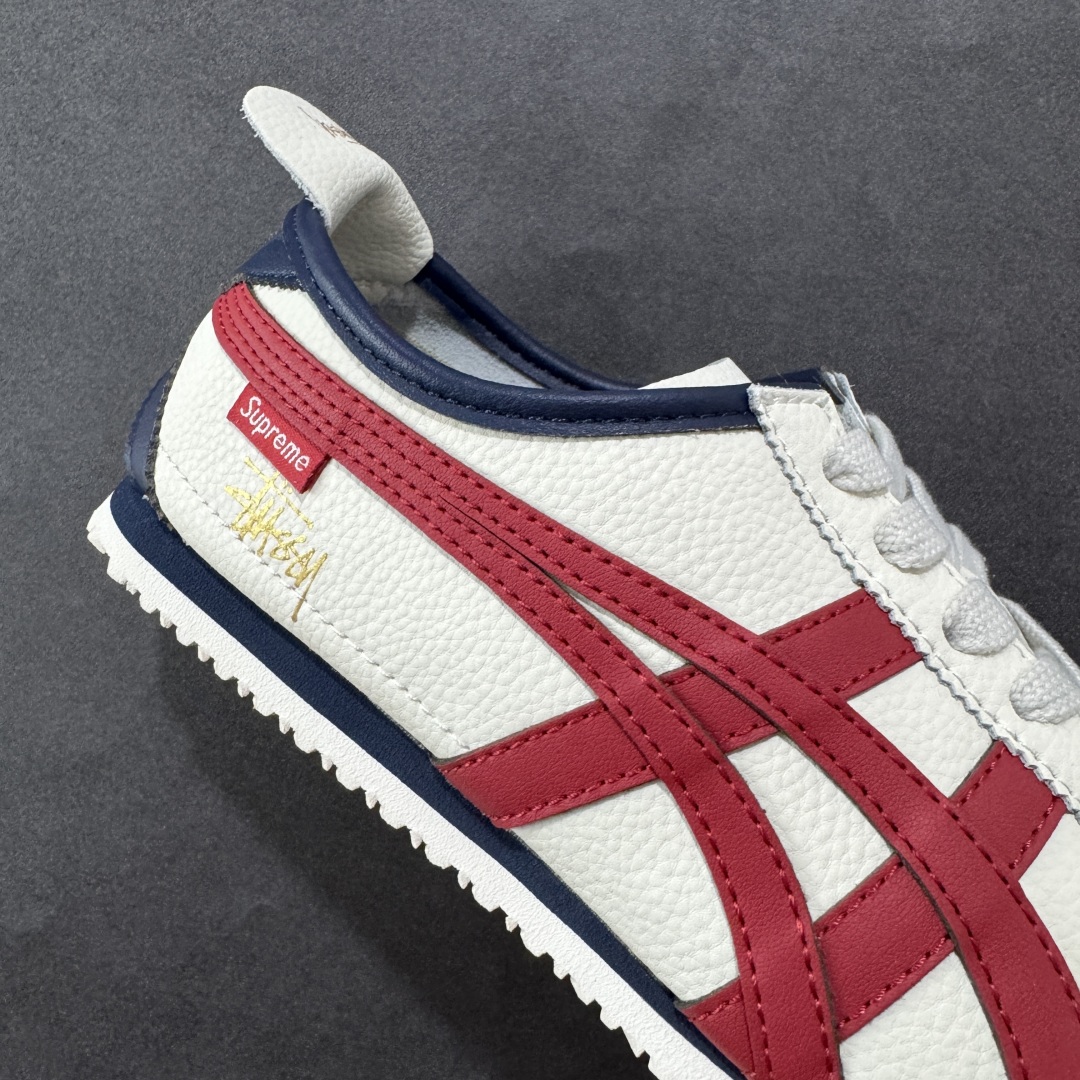 定制版Onitsuka Tiger Mexico 66 Paraty x Stussy 百搭单品 板鞋 DL408-146