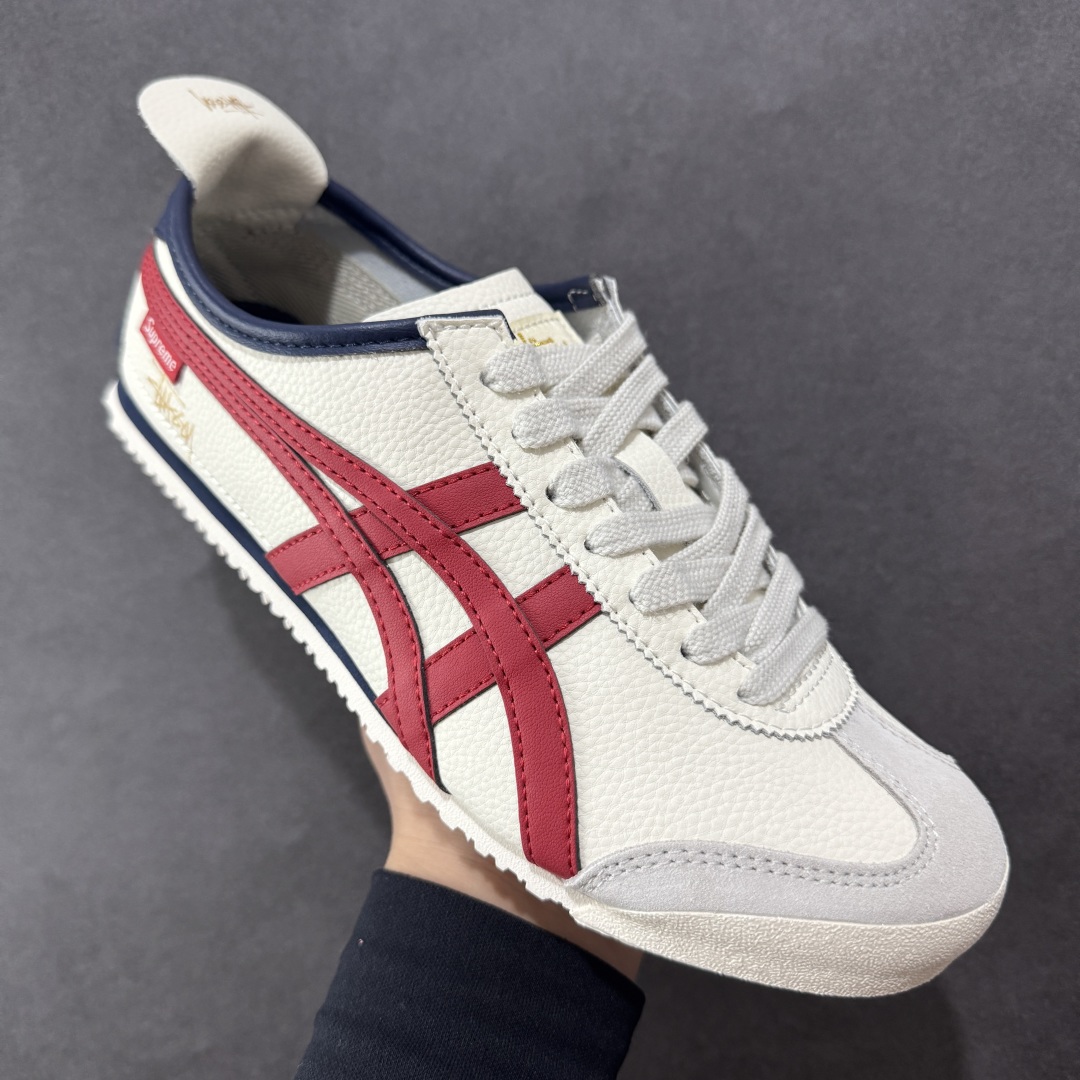 定制版Onitsuka Tiger Mexico 66 Paraty x Stussy 百搭单品 板鞋 DL408-146