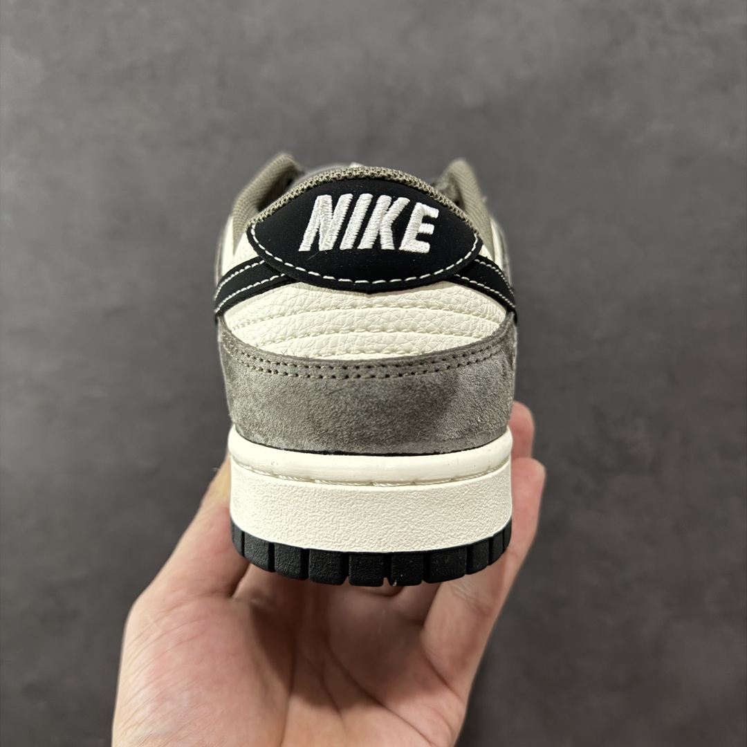 定制版Nike SB Dunk Low “巴黎世家联名---猪八米白灰”巴黎印花夜光效果 高端定制 低帮休闲板鞋 XD1588-229