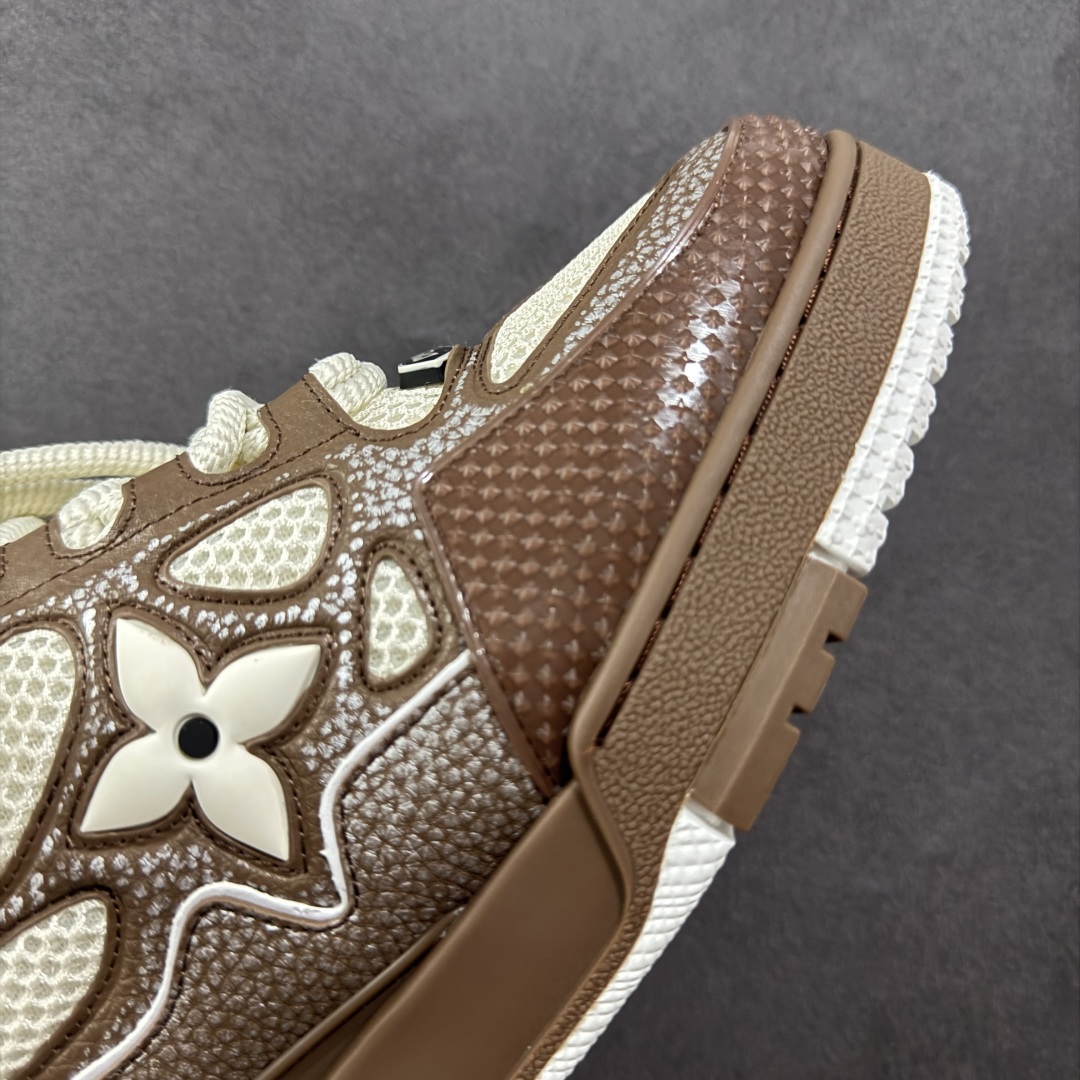 纯原礼盒版Louis Vuitton LV Skate时装走秀圆头系带运动鞋