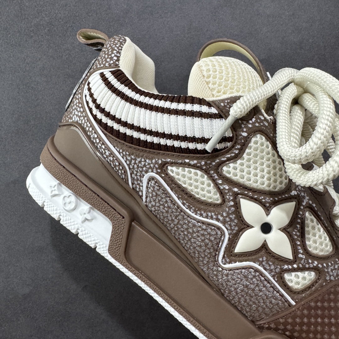 纯原礼盒版Louis Vuitton LV Skate时装走秀圆头系带运动鞋