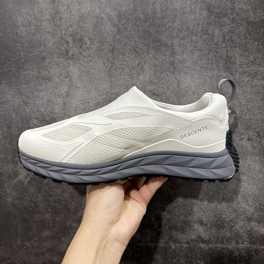  
【W1版本】DESCENTE Terraind Slip-on迪桑特一脚蹬系列轻盈缓震透气鞋面时尚休