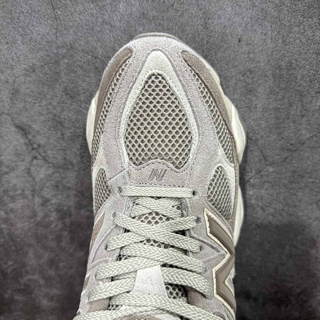 纯原版 New Balance NB9060 联名款 复古休闲运动慢跑鞋 棕灰色 U9060ERC