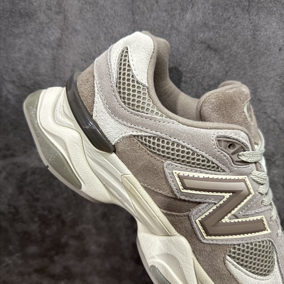 纯原版 New Balance NB9060 联名款 复古休闲运动慢跑鞋 棕灰色 U9060ERC