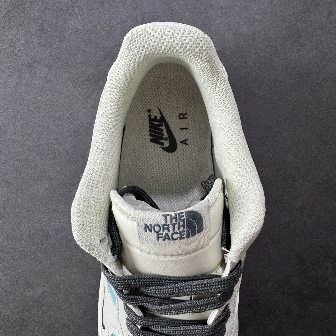  
【定制版】Nike Air Force 1 '07 Low “北面联名——米浅蓝灰勾”空军一号 低帮
