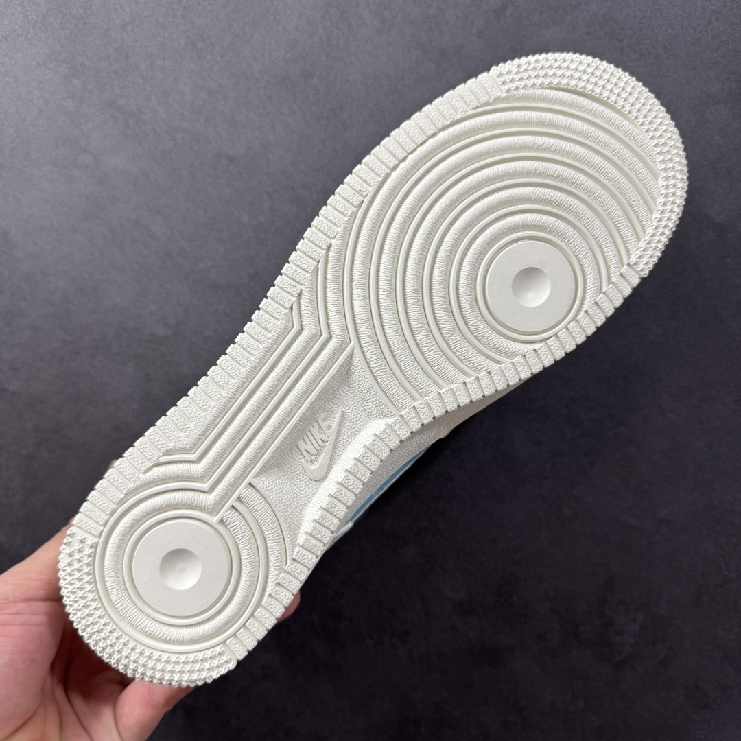  
【定制版】Nike Air Force 1 '07 Low “北面联名——米浅蓝灰勾”空军一号 低帮