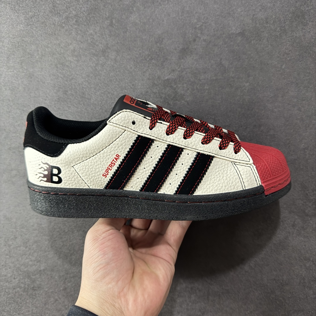 定制版AD Originals Superstar x New Balance 白黑红  AD8021